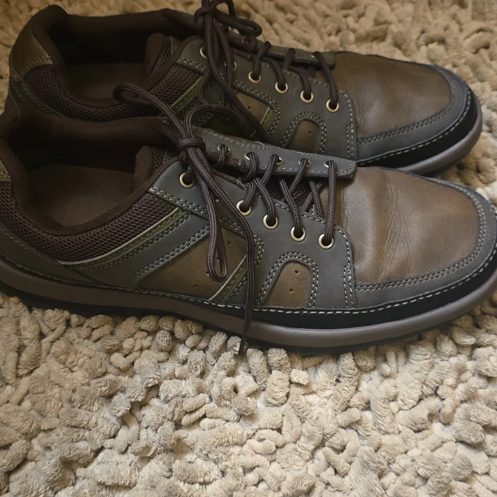 Rockport Men's Mudguard Blucher Lace‎ Up Oxford Brown Size 11 Style V82623